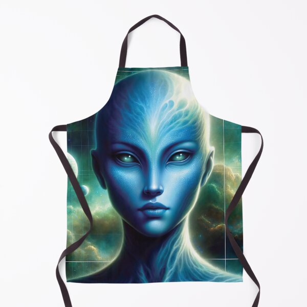 Item preview, One of the Million Worlds - Blue Alien Woman designed and sold by FriskyLemur.