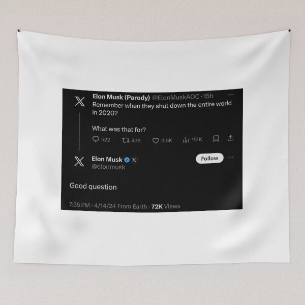 Item preview, elon musk tweets 2024 designed and sold by cloudzer0000.