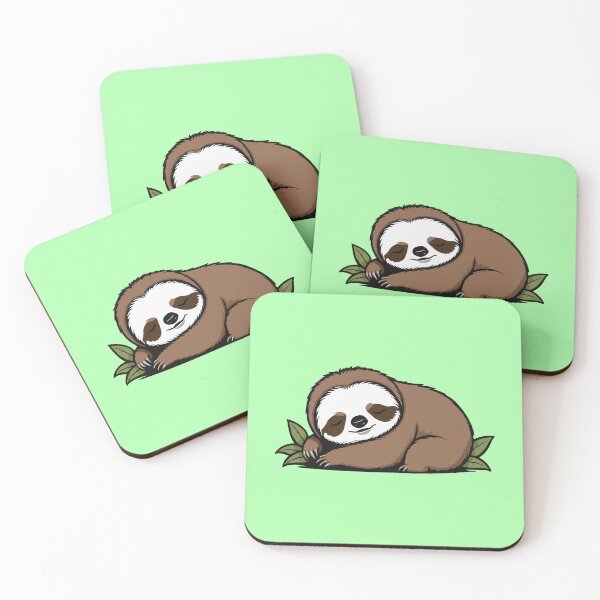 Item preview, Cute Sleeping Sloth, Nap Master. designed and sold by twisted-dot.