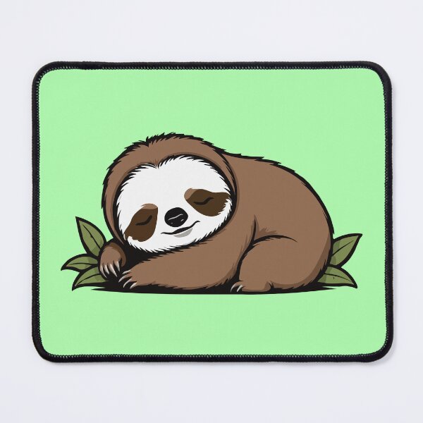 Item preview, Cute Sleeping Sloth, Nap Master. designed and sold by twisted-dot.