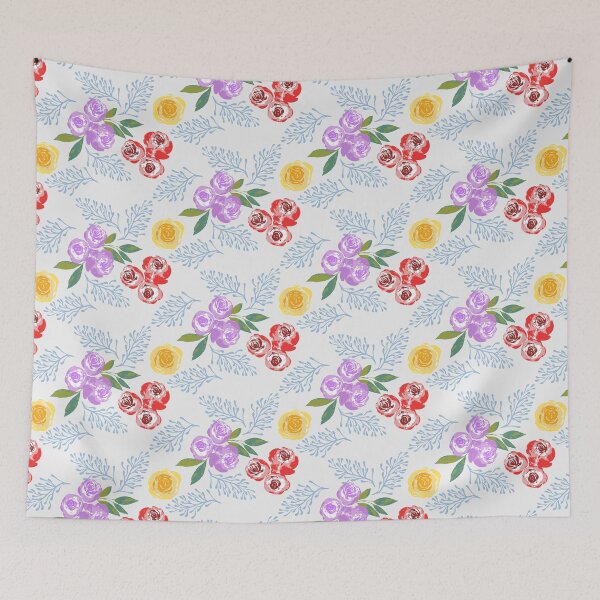 Item preview, Vibrant Vintage Roses designed and sold by papierquarell.