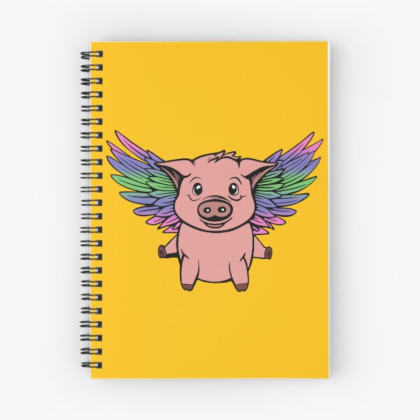 Item preview, Cute Trigender Flying Pig with Pride Flag Wings, Kawaii Trigender Flying Pig Design designed and sold by Travelslightly.