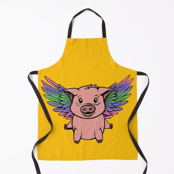 Item preview, Cute Trigender Flying Pig with Pride Flag Wings, Kawaii Trigender Flying Pig Design designed and sold by Travelslightly.