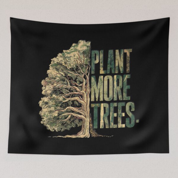Item preview, PLANT MORE TREES - EARTH DAY - 2 designed and sold by justyna-s28.