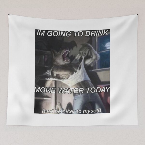 Item preview, im going to drink more water today  designed and sold by cloudzer0000.