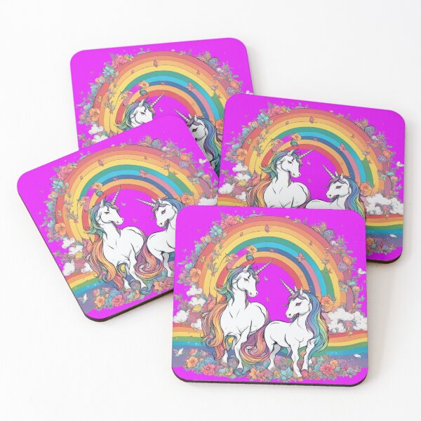 Item preview, Unicorn couple with rainbow designed and sold by JackFreestone.