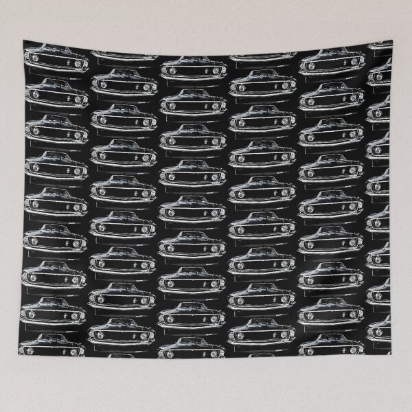 Item preview, Ford Mustang Fastback Drawing designed and sold by DrawnByMatt.