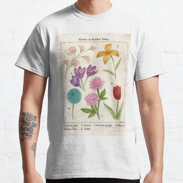 Artikel-Vorschau von Blumen von Stardew Valley Flora und Fauna Druck, designt und verkauft von hollyisnotanart.