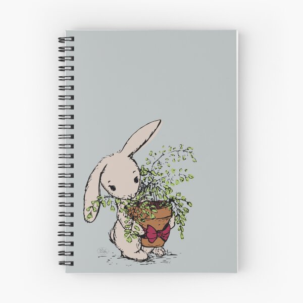 Item preview, A special gift - bunny rabbit with plant designed and sold by Pxycrafts.