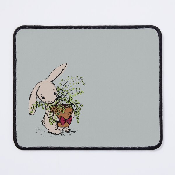 Item preview, A special gift - bunny rabbit with plant designed and sold by Pxycrafts.