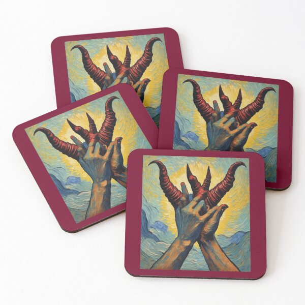 Item preview, "Devil horns-Rebellious Hand Gesture" designed and sold by Artisticanvas.
