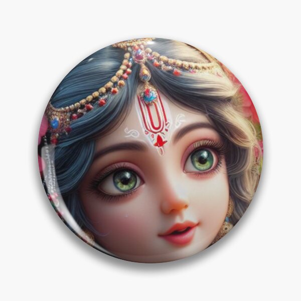 Item preview, Radha Rani with Friend in Vrindavan forest Vrinda Arts designed and sold by VrindaArts.
