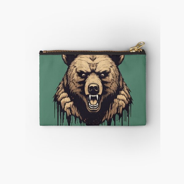 Item preview, Vintage Scary Horror Grizzly Bear designed and sold by DreamCraze.