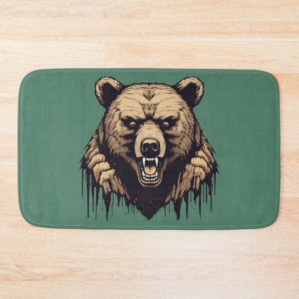 Item preview, Vintage Scary Horror Grizzly Bear designed and sold by DreamCraze.