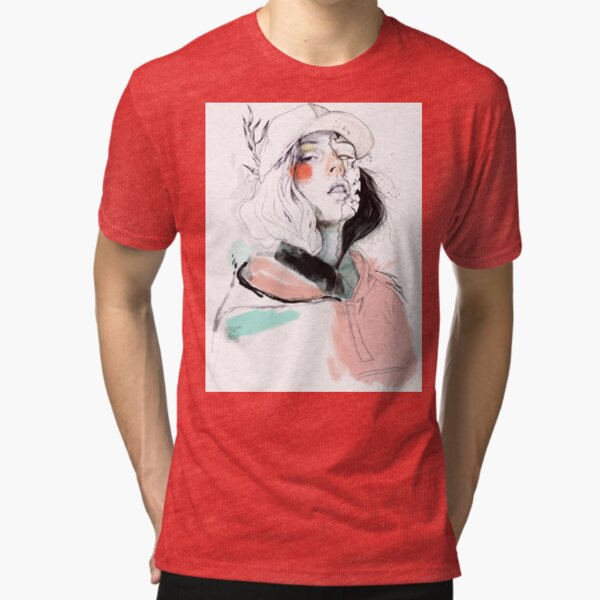 COLLABORATION ELENA GARNU / JAVI CODINA Tri-blend T-Shirt