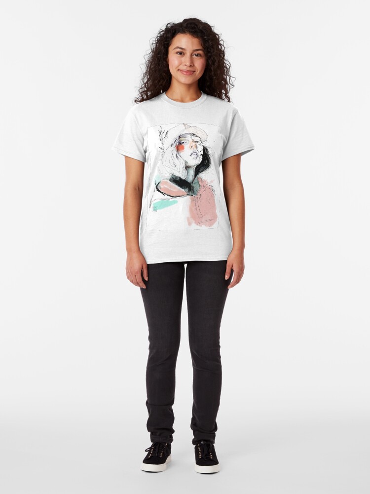 Alternate view of COLLABORATION ELENA GARNU / JAVI CODINA Classic T-Shirt