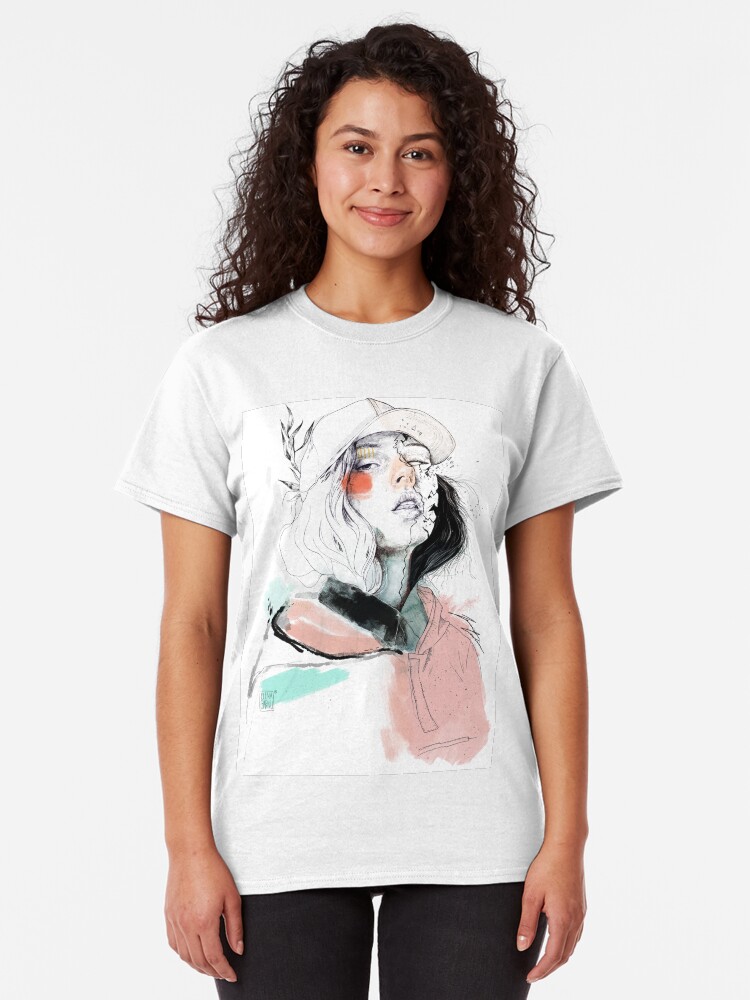Alternate view of COLLABORATION ELENA GARNU / JAVI CODINA Classic T-Shirt