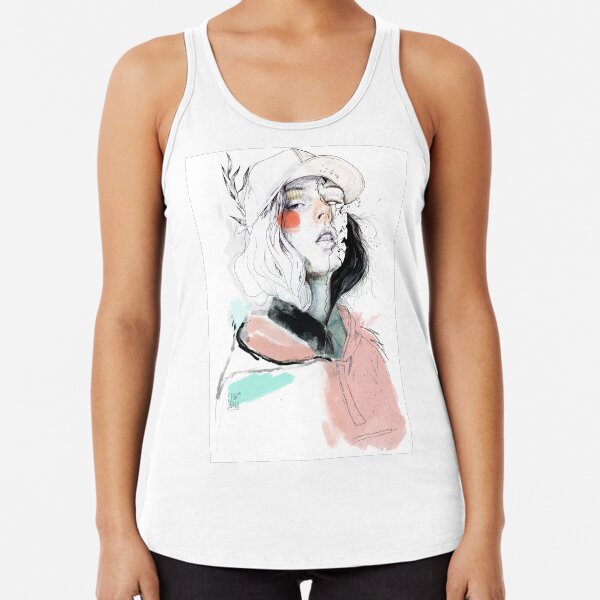 COLLABORATION ELENA GARNU / JAVI CODINA Racerback Tank Top