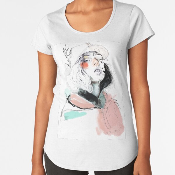 COLLABORATION ELENA GARNU / JAVI CODINA Premium Scoop T-Shirt