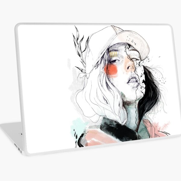 COLLABORATION ELENA GARNU / JAVI CODINA Laptop Skin