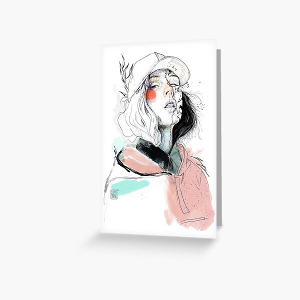COLLABORATION ELENA GARNU / JAVI CODINA Greeting Card