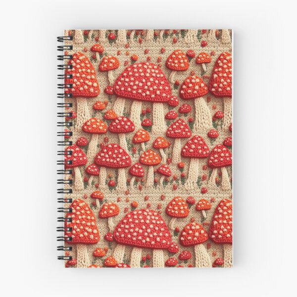 Item preview, Crocheted red fly agarics. Red mushrooms in cottagecore style. Mushroom crochet pattern. Medicinal mushrooms. designed and sold by SculpterioShop.