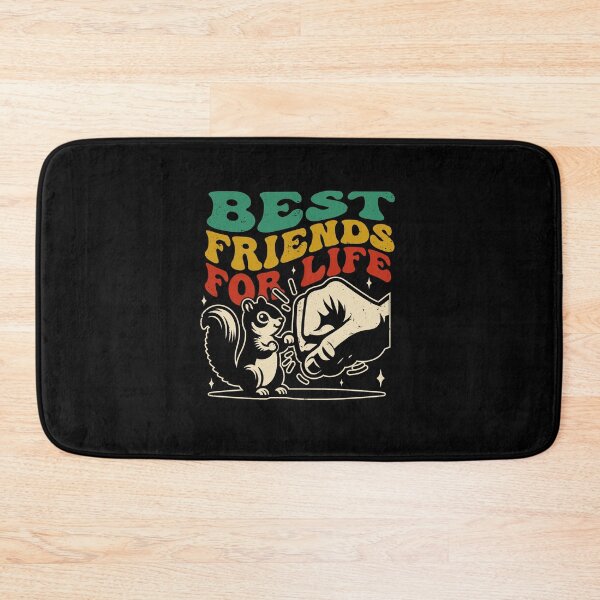 Item preview, Best Friends For Life Squirrel Fist Bump Retro designed and sold by elderberry.