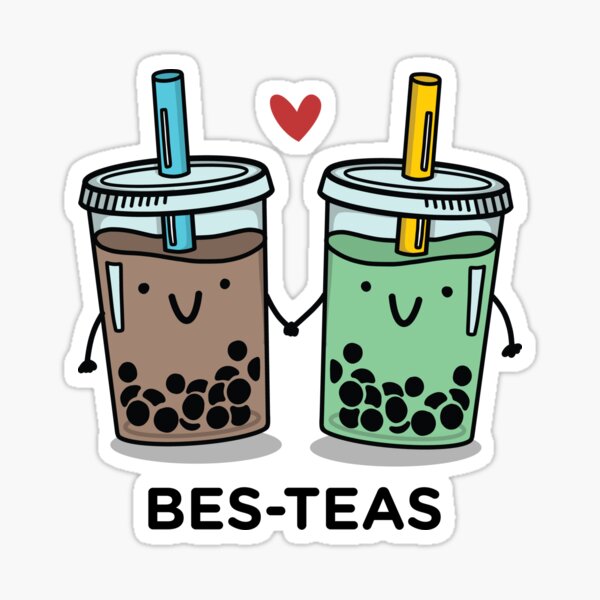 BES-TEAS pun Sticker