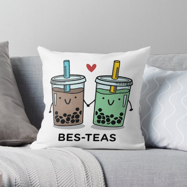 boba milk tea pillow