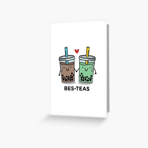BES-TEAS pun Greeting Card