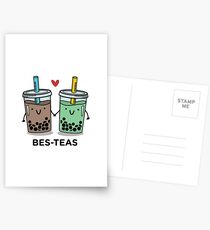 BES-TEAS pun Postcards