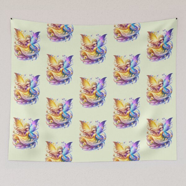 Item preview, A magical rainbow fairy, fantasy art designed and sold by LoneAngel.