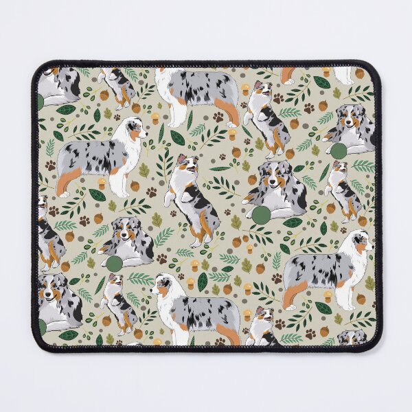 Item preview, Blue merle australian shepherd designed and sold by PawsoMania.