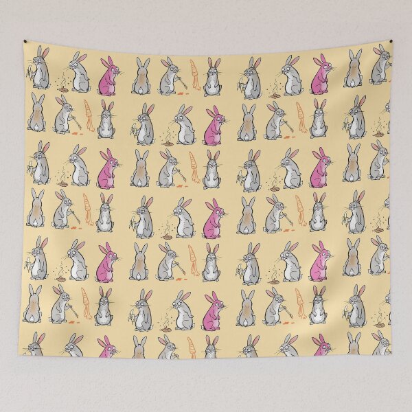 Item preview, Rabbits Pattern 2024 designed and sold by Jed Dunstan.