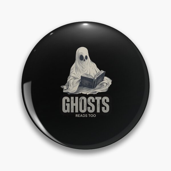 Item preview, Everyone Reads - Even Ghosts! Funny Reading Ghost Shirt Design designed and sold by zax454.
