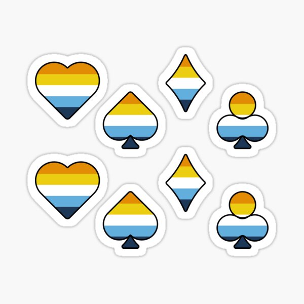 Item preview, Aro Ace stickers designed and sold by Miu Night.