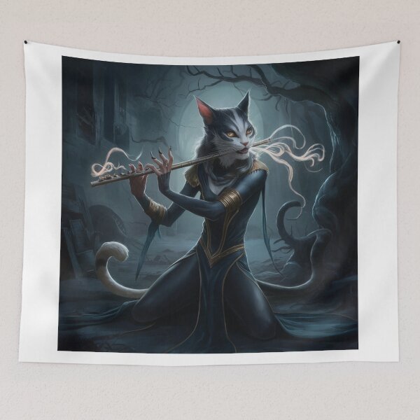 Item preview,  "CAT FLUTE". CAT AND THE FLUTE  designed and sold by Obinne.
