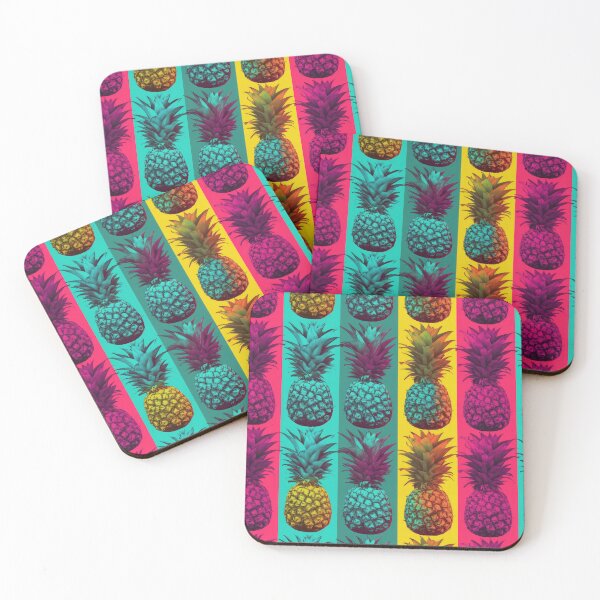 Item preview, Pineapples in pop art style. Fruit multicolored pattern. Bright juicy pop art with pineapples. designed and sold by SculpterioShop.