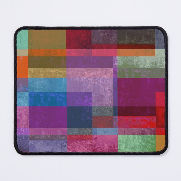 Item preview, Abstract grunge textured multi-colored random pixel geometric design designed and sold by ArtistSunny.