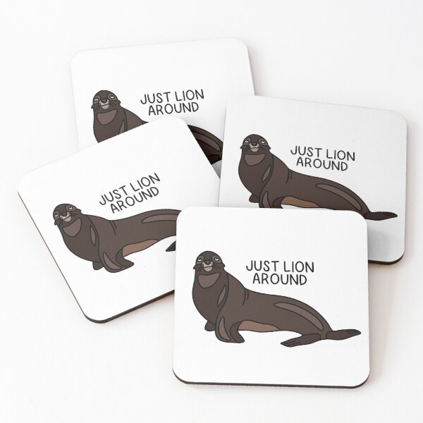 Item preview, JUST LION AROUND (California Sea Lion) designed and sold by chicorycreative.