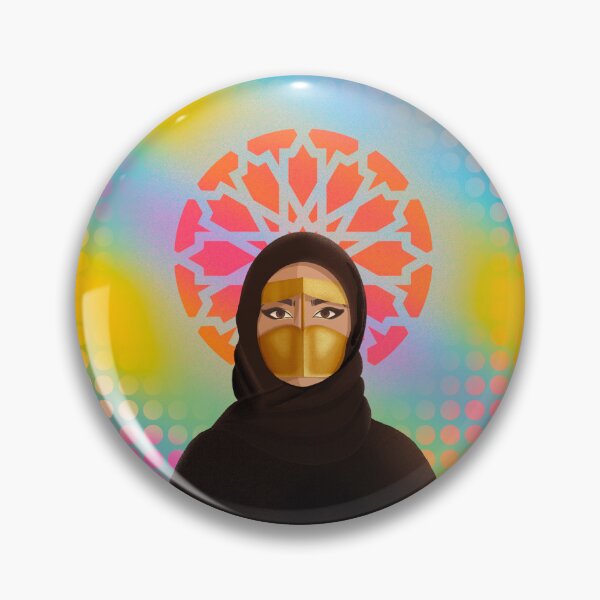 Item preview, Hijab Pop Art Collection - Batoola girl designed and sold by CreatEVEdesign.