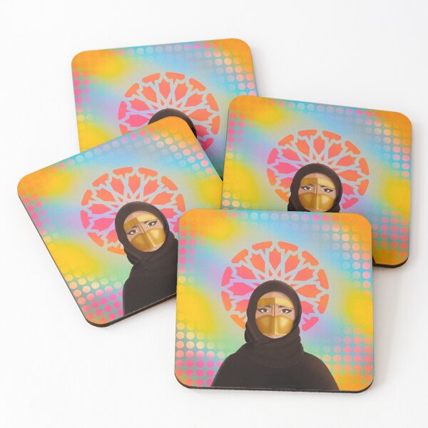 Item preview, Hijab Pop Art Collection - Batoola girl designed and sold by CreatEVEdesign.