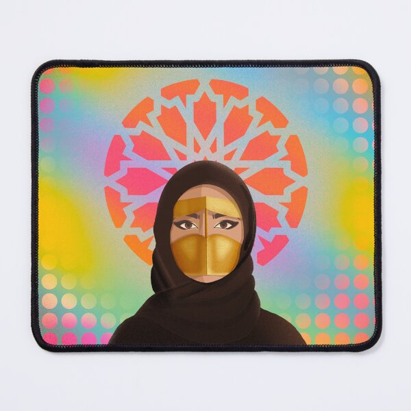 Item preview, Hijab Pop Art Collection - Batoola girl designed and sold by CreatEVEdesign.