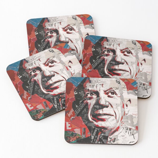 Item preview, famous cubism modern art painter artist art collage movie celebrity figure #117 designed and sold by artomazo.