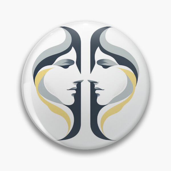 Item preview, Artistic Representation of the Sign of Gemini. Gifts for Fans of the Zodiac Signs. designed and sold by LilianPixel.