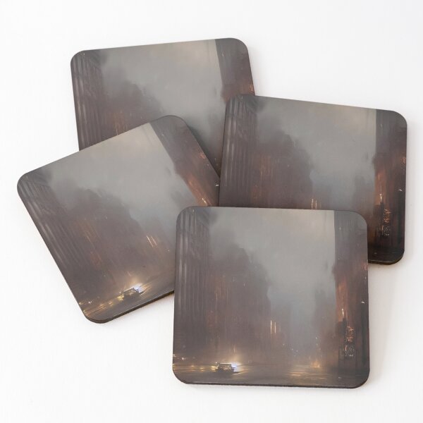 Item preview, Fog In The Evening - Digital Art designed and sold by Adrian I Barnett.