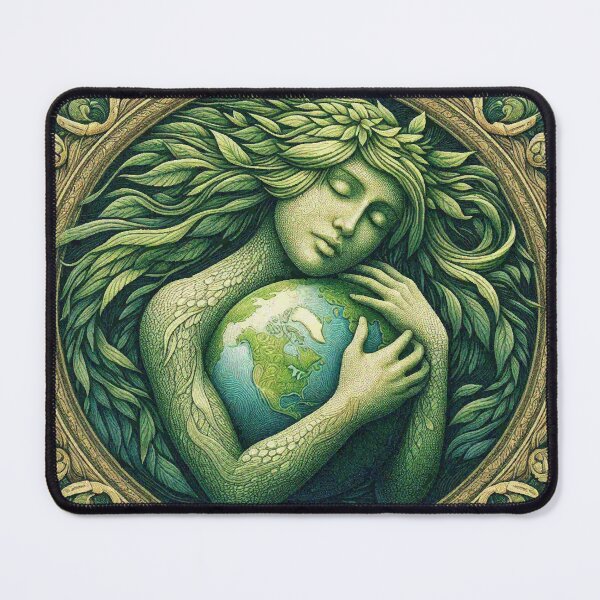 Item preview, Earth Day Mother Earth hugging Our Planet designed and sold by Illuministique.