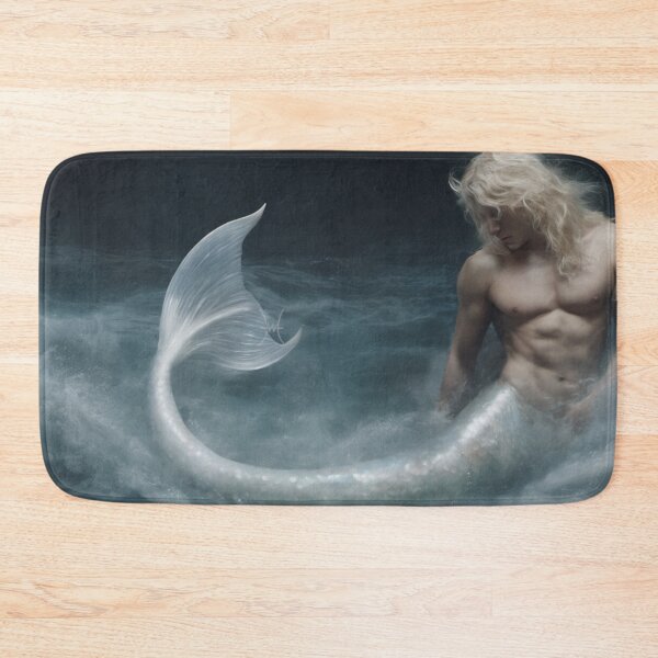 Item preview, Merman Triton in Revolting Sea designed and sold by piscesmermaid.