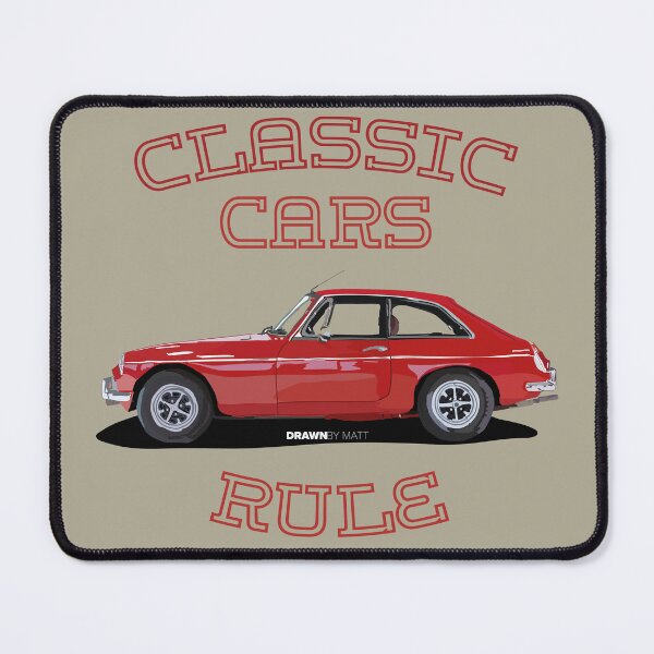 Item preview, Classic Cars Rule Drawing designed and sold by DrawnByMatt.