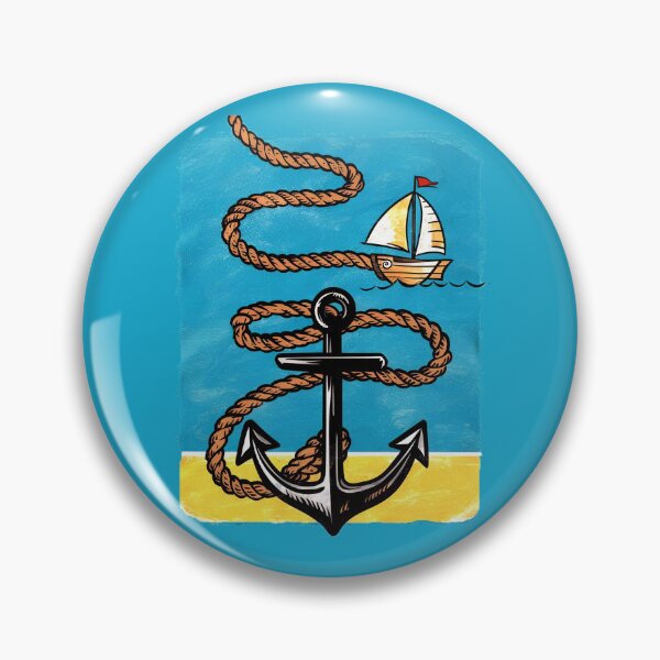 Item preview, Nautical Adventure - Vintage Ocean Ship with Ancho designed and sold by FebricFusion.